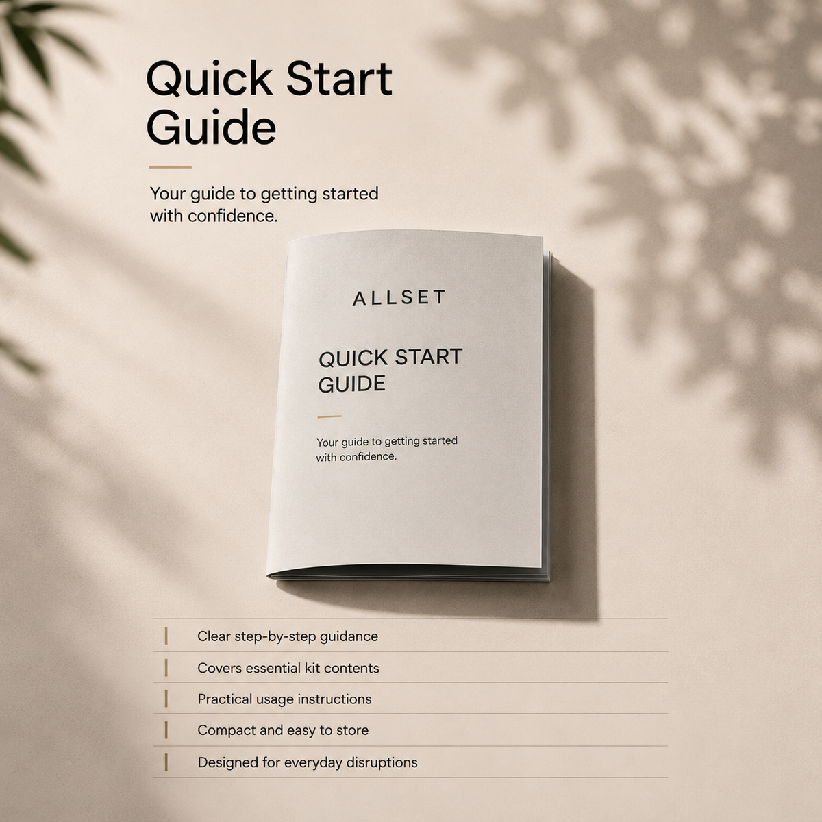 KNOW your plan + GET your essentials